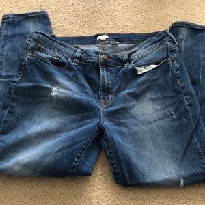 J crew distressed jeans